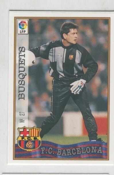 Cromo Liga 97/98: F.C.Barcelona numero 27: Busquets