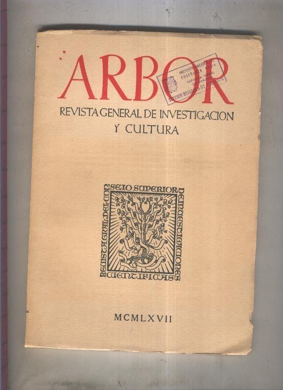Arbor. Revista general de investigacion y cultura numero 253
