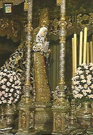 POSTAL 52871:  MARIA SANTISIMA DE LOS DOLORES. MALAGA