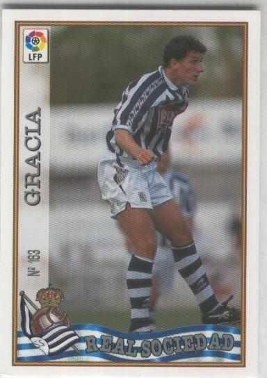 Cromo Liga 97/98: Real Sociedad numero 163: Gracia