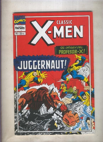 Classic X Men volumen 2 numero 06: El triunfo de Magneto (numerado 3 en trasera)