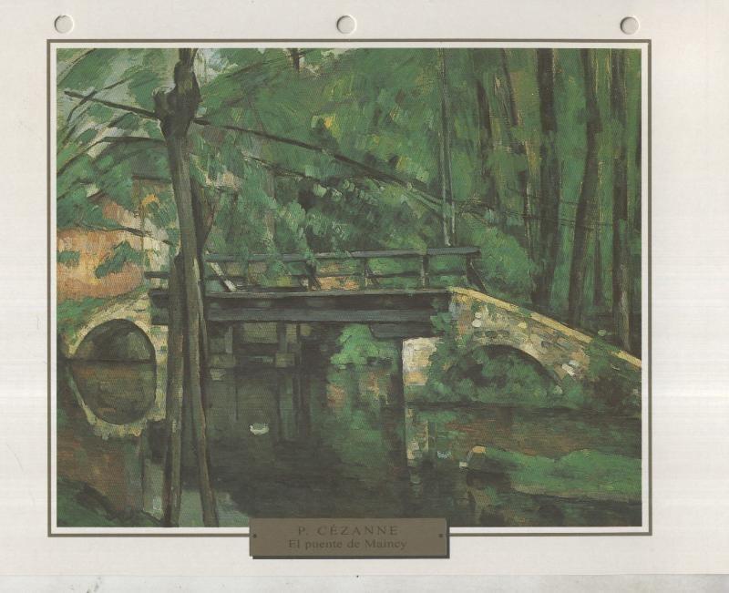 Lamina 22: Paul Cezanne: El puente de Maincy