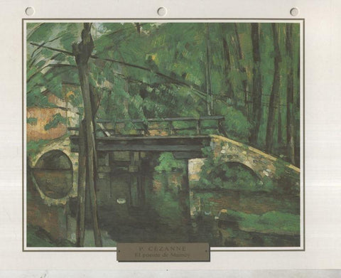 Lamina 22: Paul Cezanne: El puente de Maincy