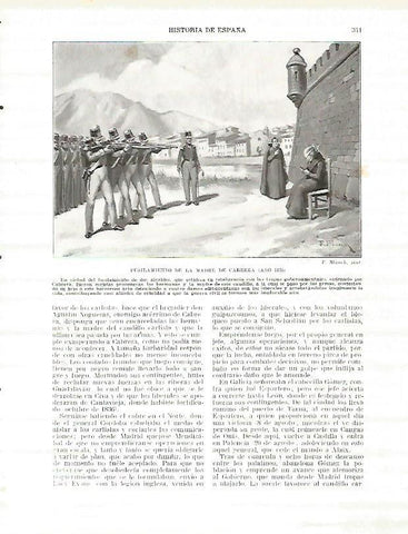 LAMINA 4430: Fusilamiento de la madre de Cabrera en 1836