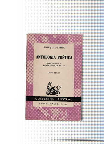 Antologia Poetica de Enrique de Mesa
