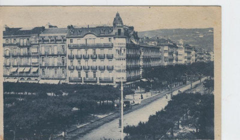 Postal B/N 0319 : San Sebastian: Plaza de Cervantes y Avenida