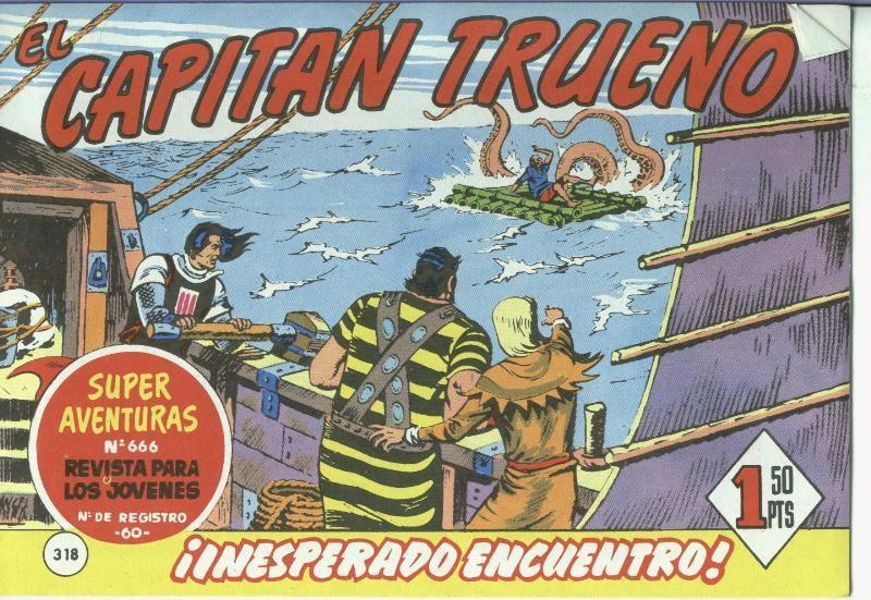 El Capitan trueno facsimil numero 318: Inesperado encuentro