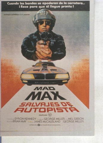 Foto cine 249: Mad Max salvajes de autopista (Mel Gibson)