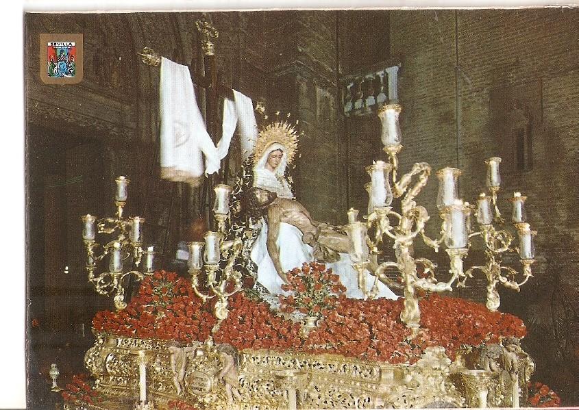 Postal 029975 : Sevilla. Semana Santa. Santisimo Cristo de la Misericordia y Ntra. Sra. De la Piedad