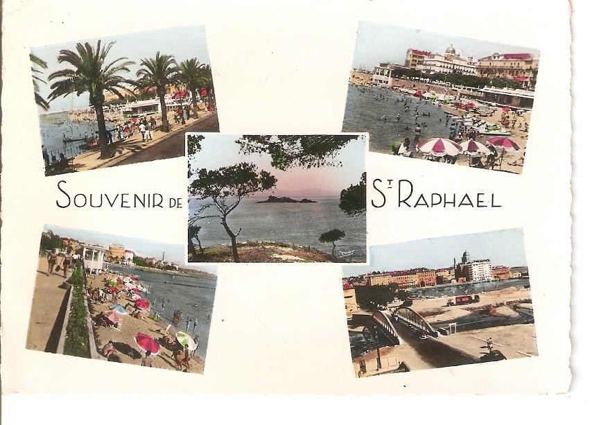 Postal 039557 : Saint Raphael. La Cote dAzur