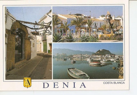 Postal 040697 : Denia. Costa Blanca. Vista Castillo y Barrio Raset