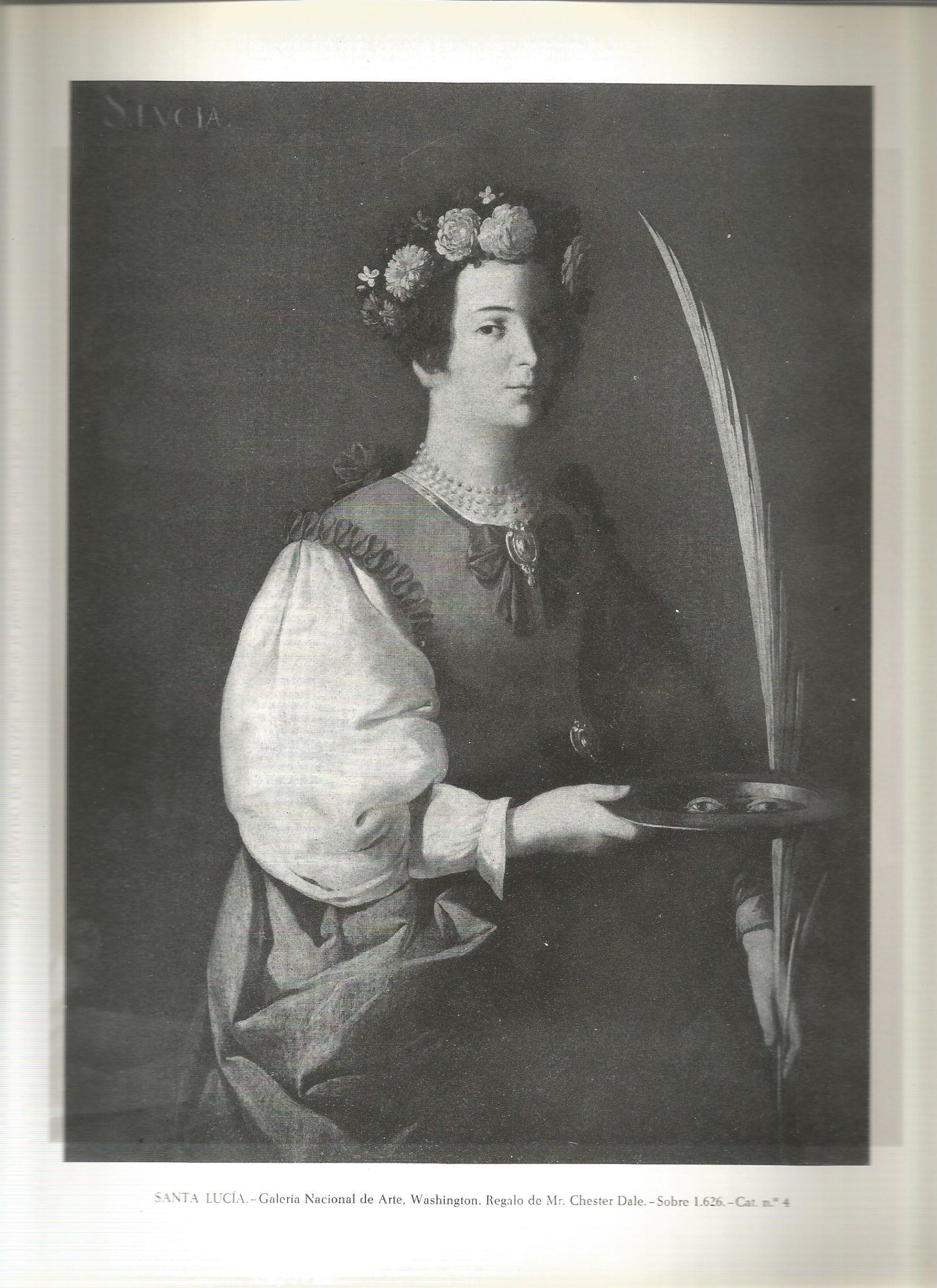 Lamina 022: Zurbaran. Santa Lucia