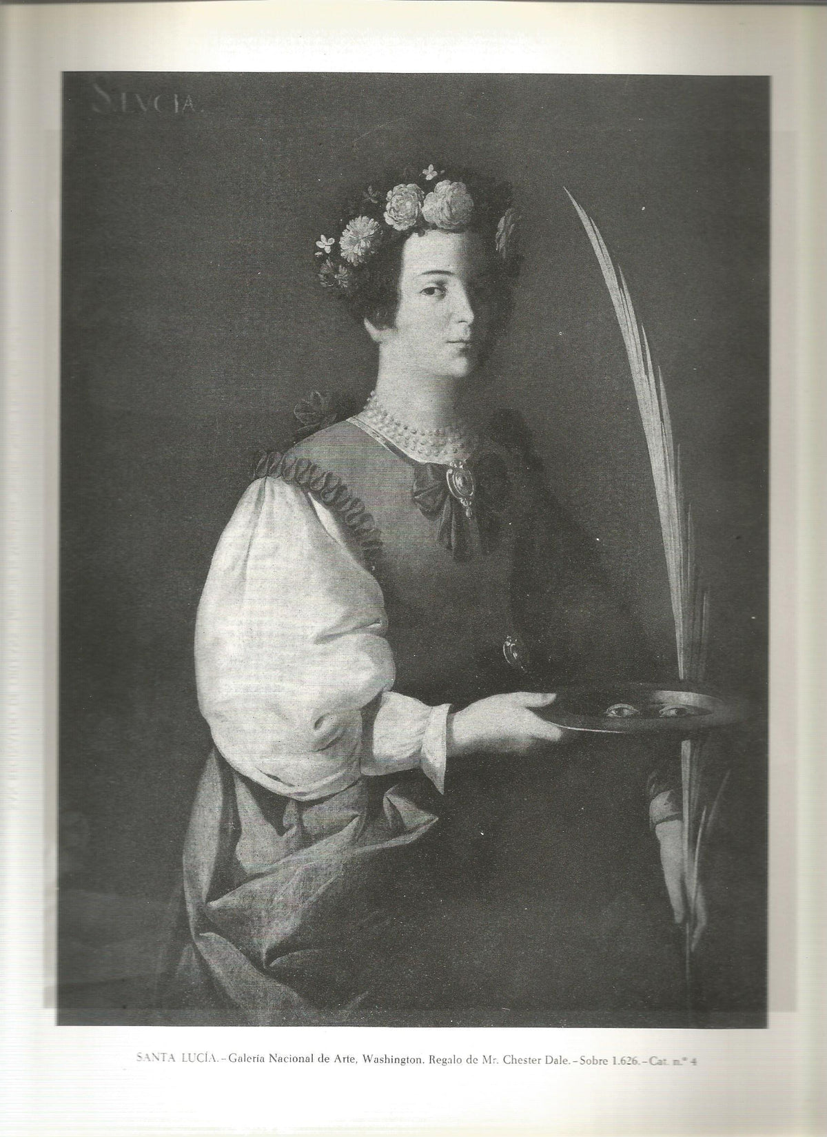 Lamina 022: Zurbaran. Santa Lucia