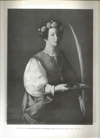 Lamina 022: Zurbaran. Santa Lucia
