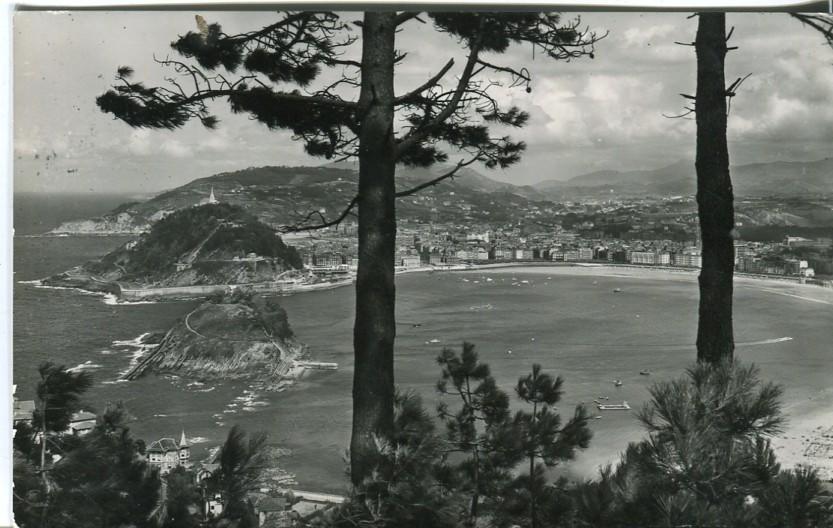 Postal-Postcard 17269: SAN SEBASTIAN - Vista aerea desde Igueldo