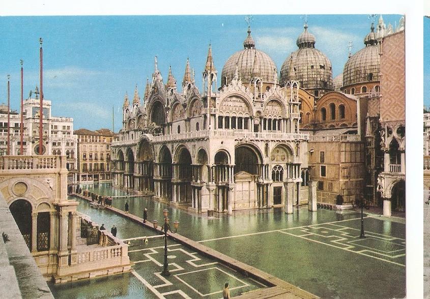 Postal 045978 : Venezia. Piazza San Marco (aqcua alta)