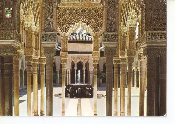Postal 047362 : Granada. Alhambra. Patio de los Leones