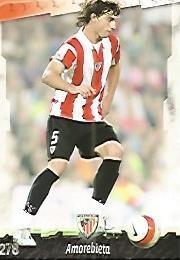 CROMO ALBUM LAS FICHAS DE LA LIGA: Athletic: Amorebieta