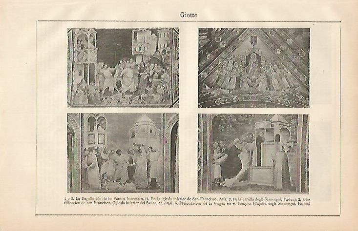 LAMINA ESPASA 2102: Cuadros de Giotto