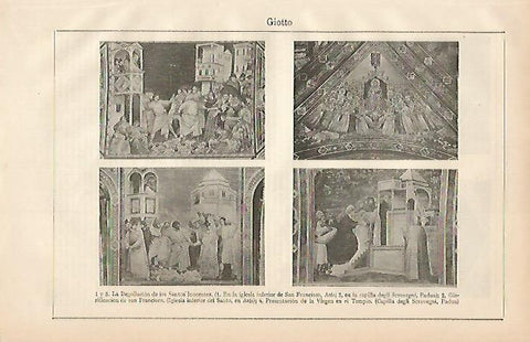 LAMINA ESPASA 2102: Cuadros de Giotto