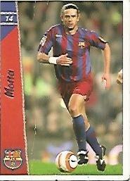 CROMO 784 LAS FICHAS DE LA LIGA 2007: Thiago Motta numero 14