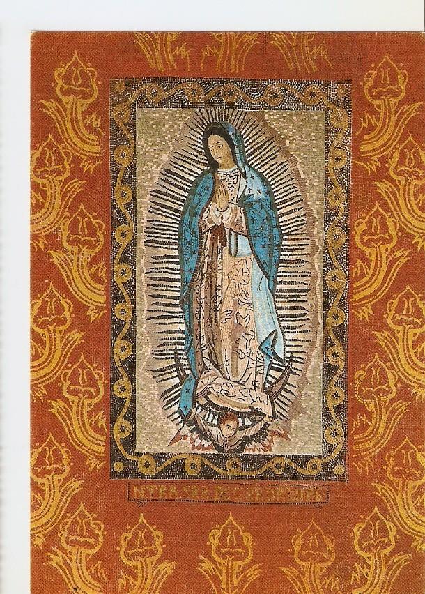 Postal 036269 : Santuario de Torreciudad. España. Mosaico de la Virgen de la Guadalupe