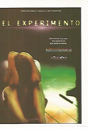 CROMO CINE 1235: EL EXPERIMENTO