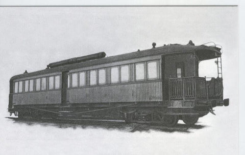 Postal 012779: Coche de viajeros de primera clase, Cia Ferroviaria del Norte