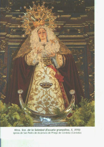 Postal 014601: Virgen Ntra Sra de la Soledad (escuela granadina)
