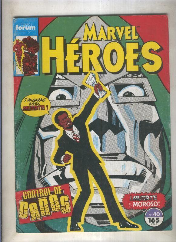 Marvel Heroes numero 40: Control de Daños (numerado 3 en trasera)