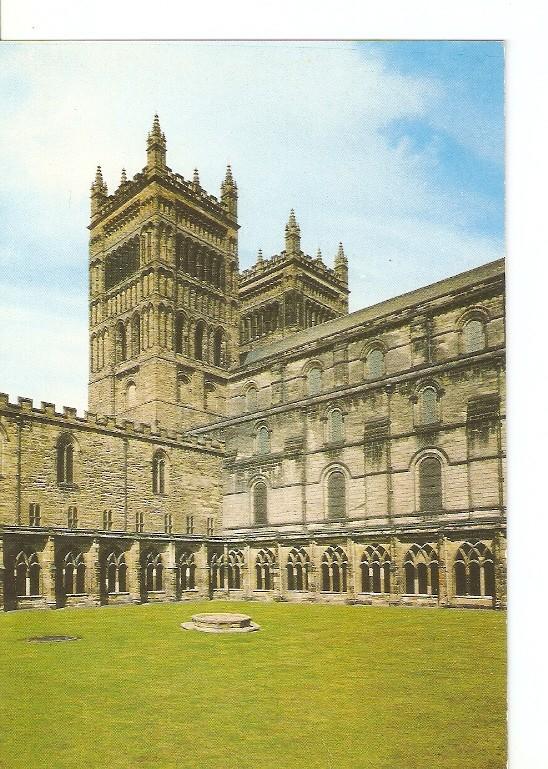 Postal 021798 : Durham Cathedral. The Western Towers and the Cloisters