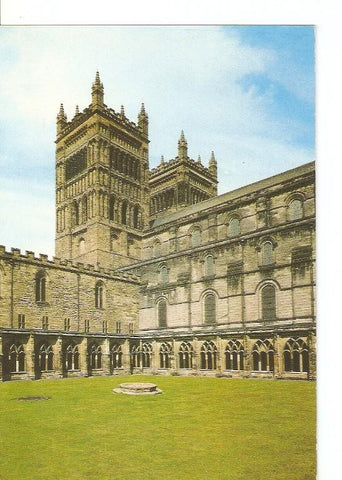 Postal 021798 : Durham Cathedral. The Western Towers and the Cloisters
