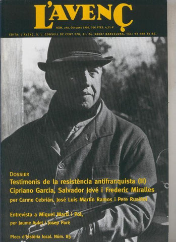 Revista L'Avenç numero 240; Les noves pedres de Sant Pere de Rodes