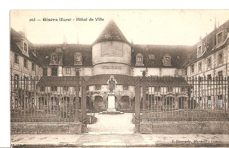 Postal 026824 : Gisors (Eure) - Hôtel de Ville