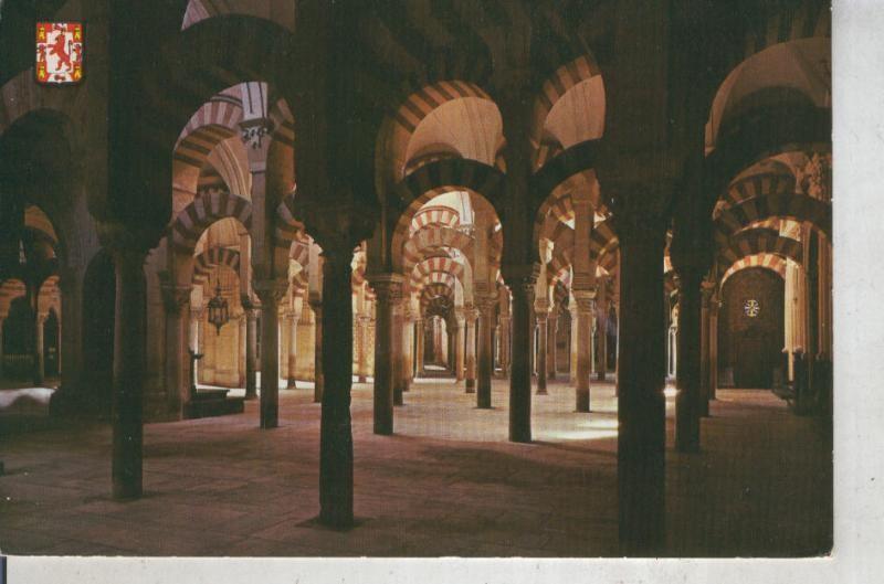 Postal 012007: Laberinto de columnas en la mezquita de Cordoba