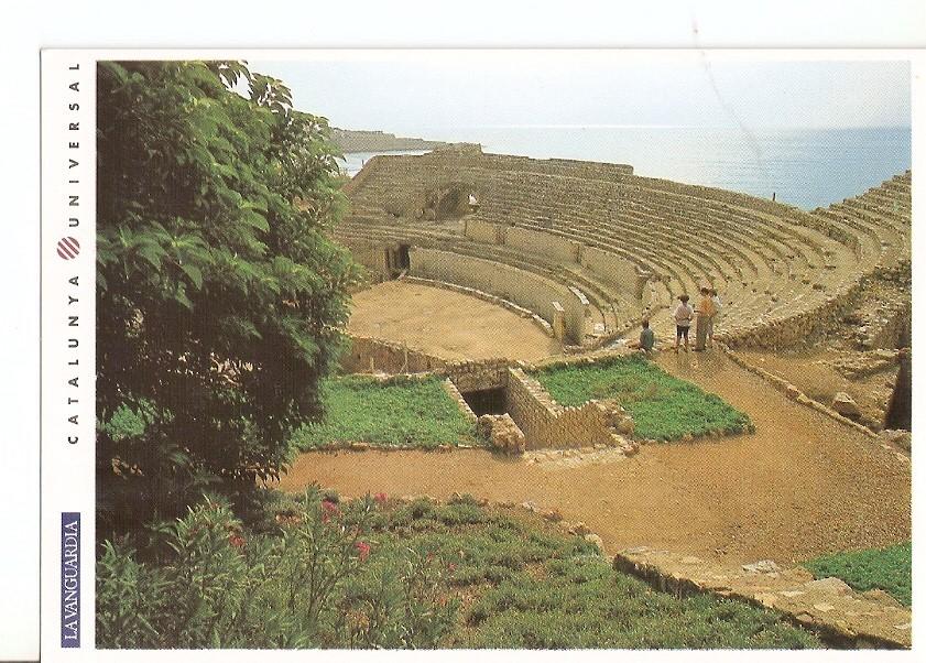 Postal 023548 : Tarragona. El anfiteatro junto al Mediterraneo