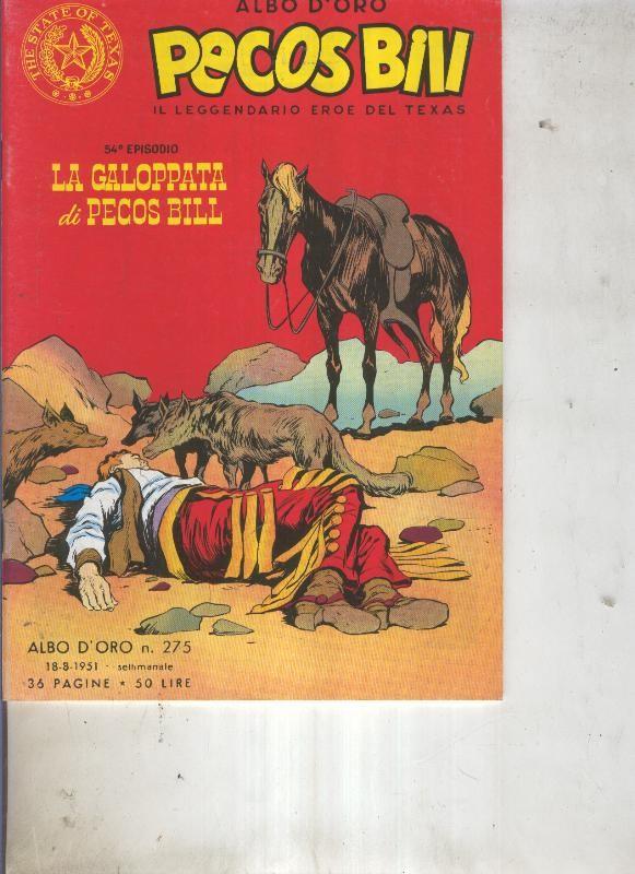 Pecos Bill numero 275 La galoppata de Pecos Bill