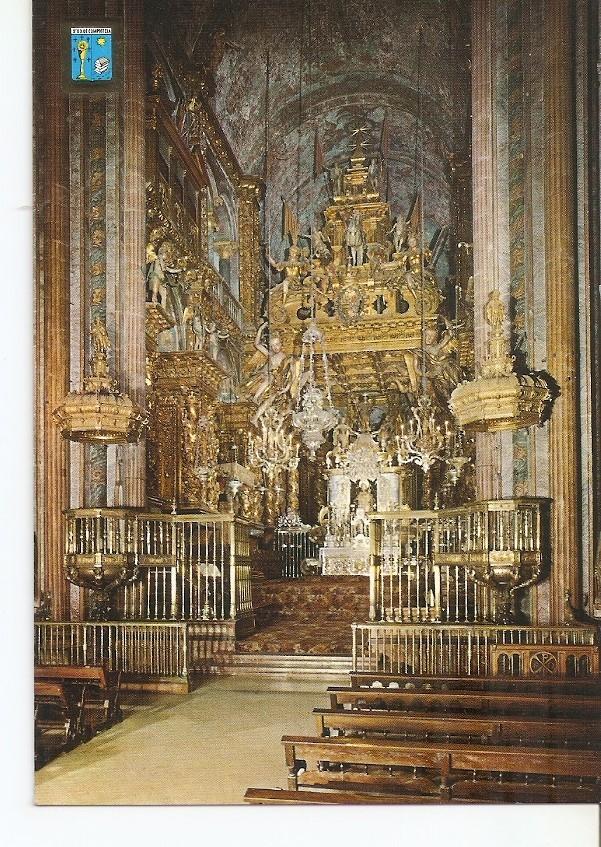 Postal 031938 : Santiago de Compostela. Altar Mayor de la Catedral