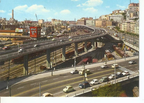 Postal 033470 : Genova. Elevated Road - Buozzi Street