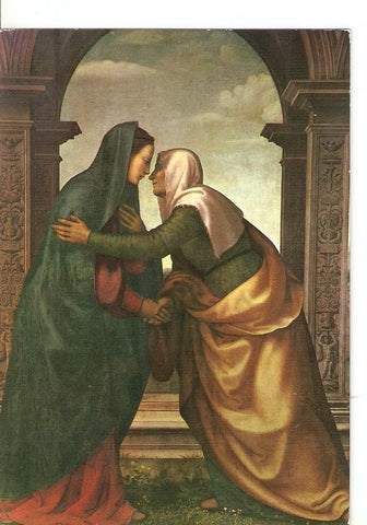 Postal 035338 : Firenze - Galleria Uffizi. La Visitation