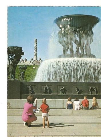 Postal 035656 : Oslo Norway. Vigelandsparken