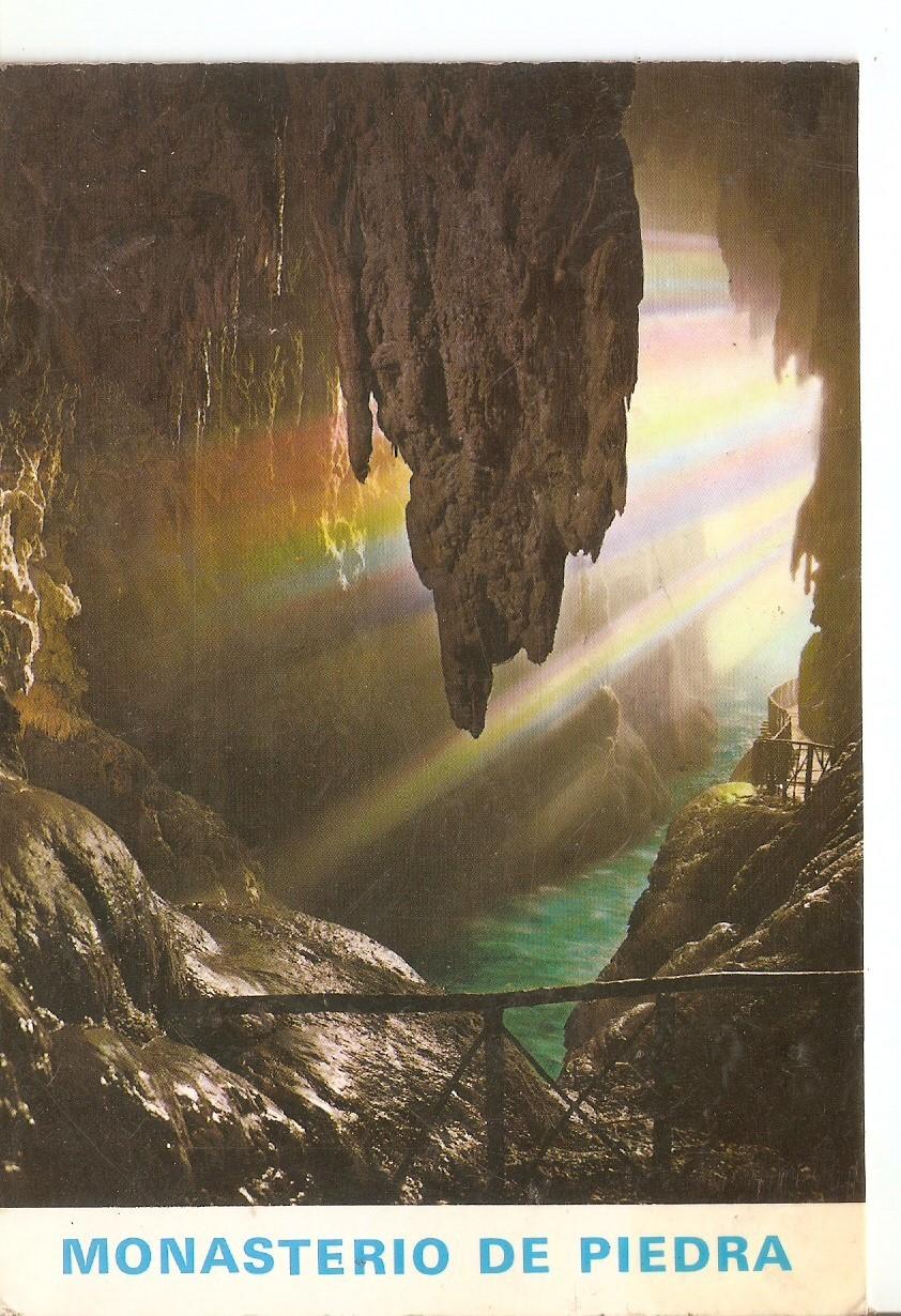 Postal 037762 : Monasterio de Piedra (Zaragoza). Gruta de la Cola del Caballo