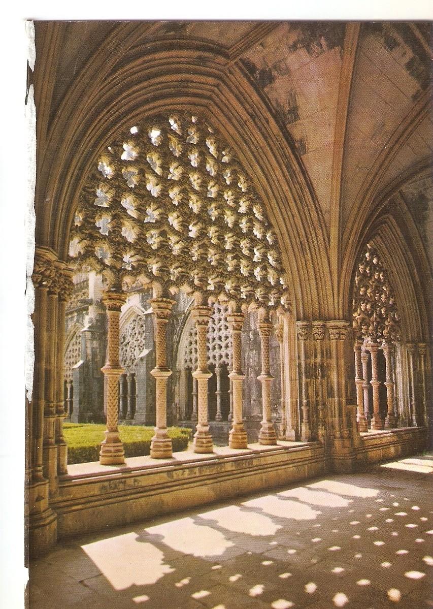 Postal 038205 : Batalha (Portugal). Royal Cloister (Manueline Archway)