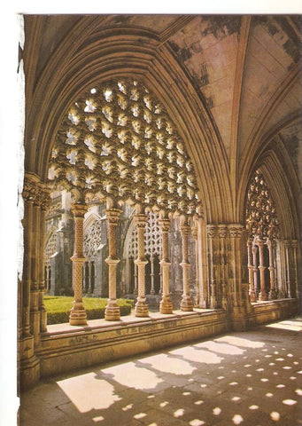 Postal 038205 : Batalha (Portugal). Royal Cloister (Manueline Archway)