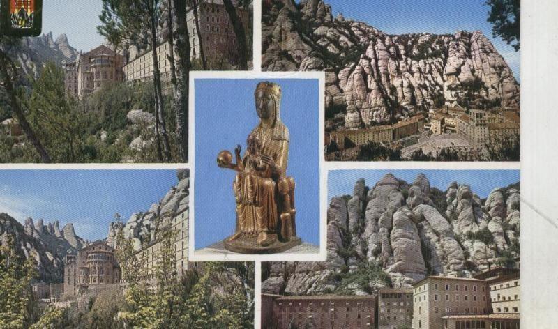 Postal 001248: Vistas varias de  Montserrat