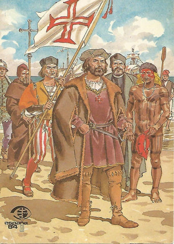 Postal 50852: SERIE DESCUBRIMIENTOS - Pedro Alvares en Coroa Grande
