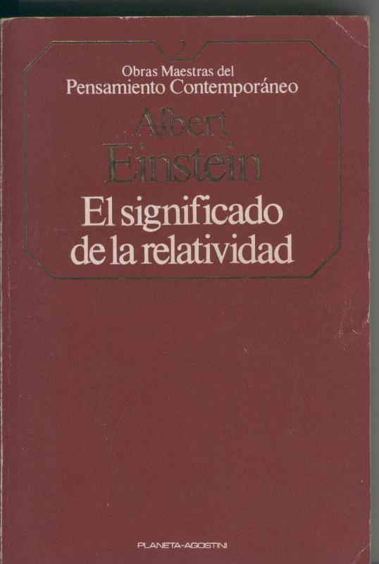 El significado de la relatividad