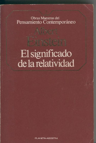 El significado de la relatividad