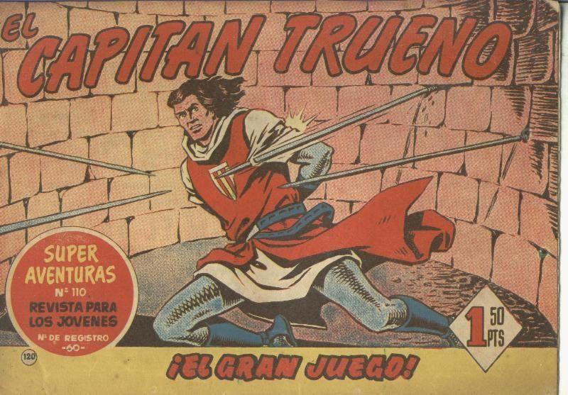 El Capitan Trueno original numero 120: El gran juego (numerado 1 en trasera)