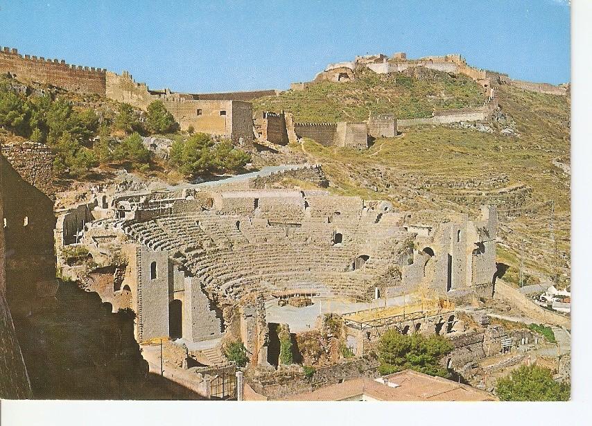 Postal 045390 : Costa del Azahar. Sagunto. Conjunto del Anfiteatro y Murallas
